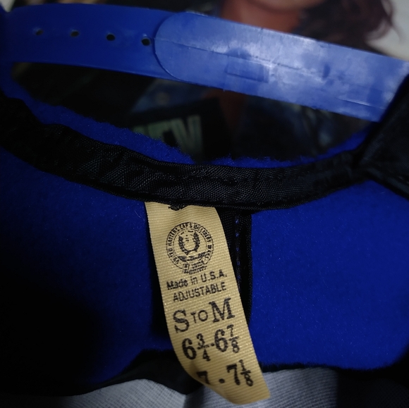 Vintage Fleece United Hatters Hats Snapback Cap Small - Medium 6 3/4 - 7 1/8 - Picture 3 of 4